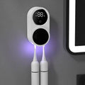 UV Toothbrush Sanitizer — Family-Size Sterilizer with Toothpaste Holder