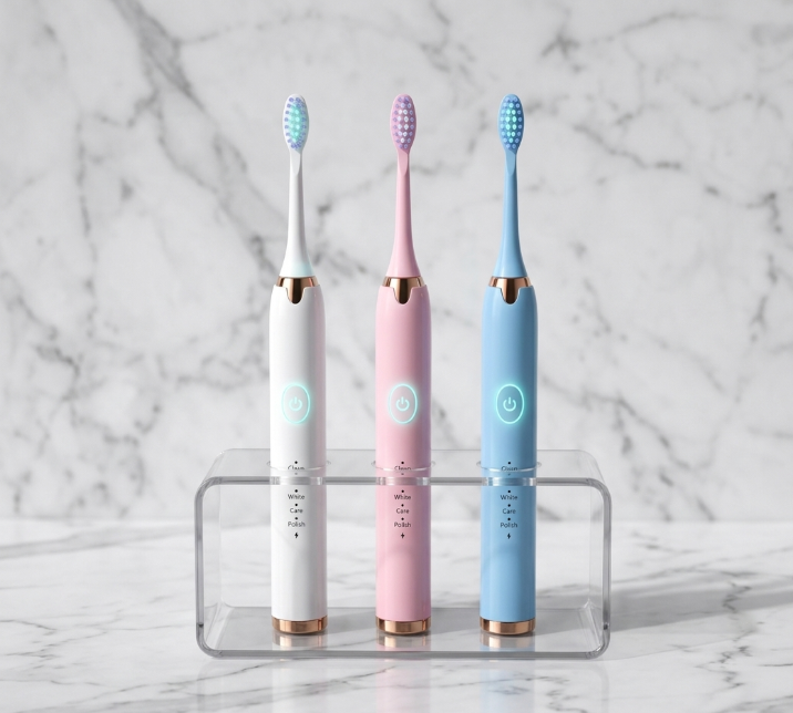 Sonic Electric Toothbrush — Rechargeable & Battery Options, Soft Bristle, Waterproof